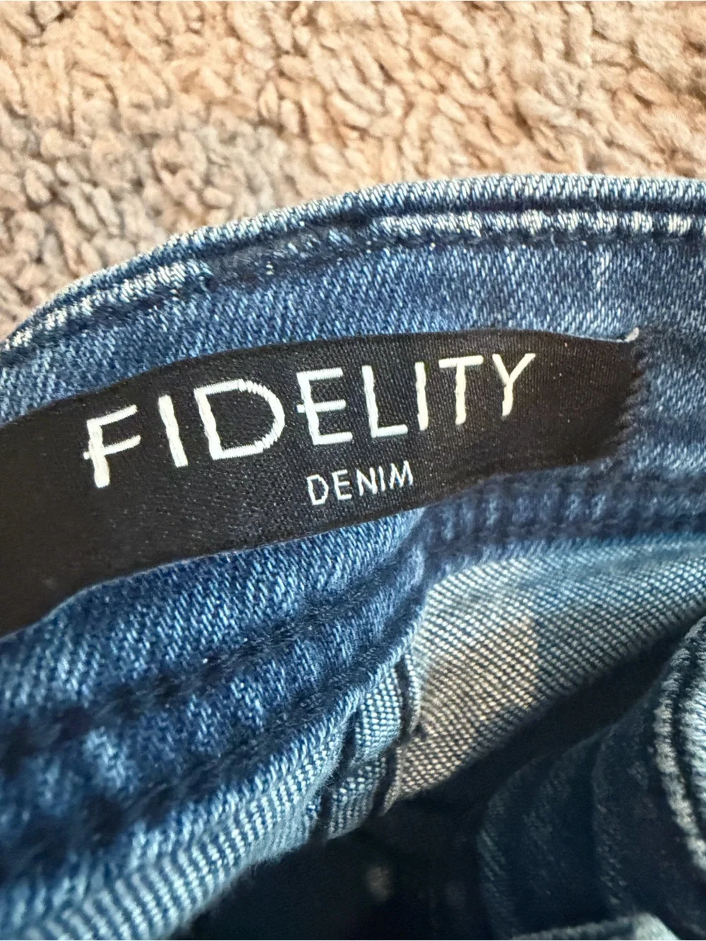 Fidelity Men's Blue Slim Straight Jeans  (sample)